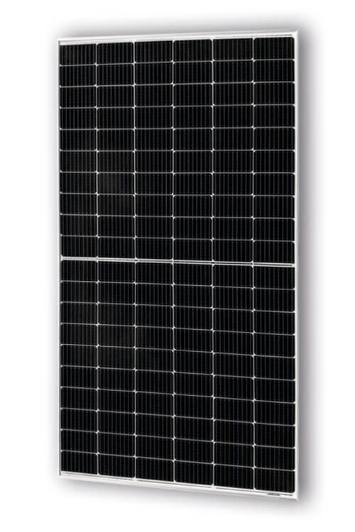 Seitenansicht des ASWS Solarmoduls Silver Style