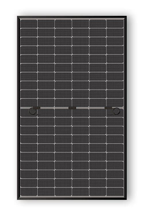 Back of the ASWS Strong Style HJT solar module.