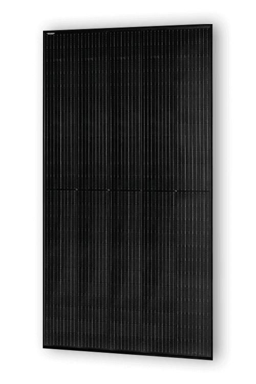 Side view of the ASWS Black Style Boost solar module