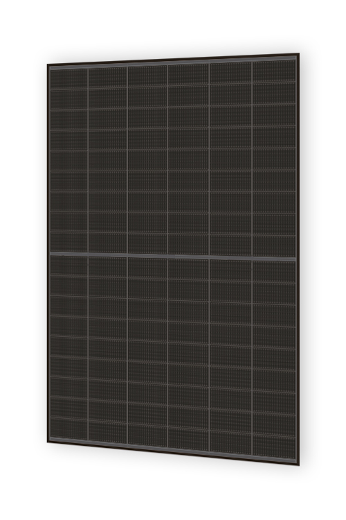 Side view of the ASWS solar module Strong Style HJT